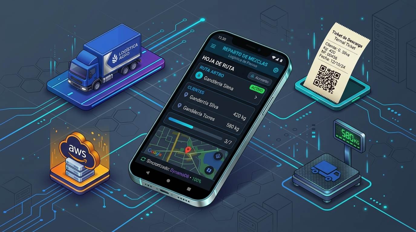 Reparto de Mezclas - App Android Offline-First con AWS DynamoDB para COVAP