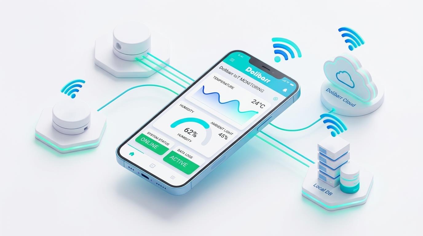 Sistema IoT con ESP32 y sensores DHT22 integrado en Dolibarr ERP
